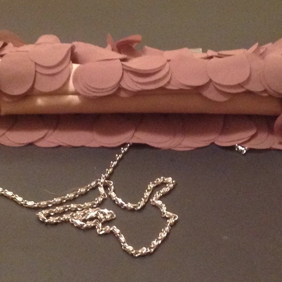 Cocktail Nordstrom evening purse with silver chain - Picture 4 of 5